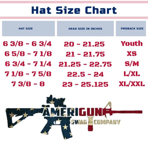 Amerigun™ Hat Size Chart