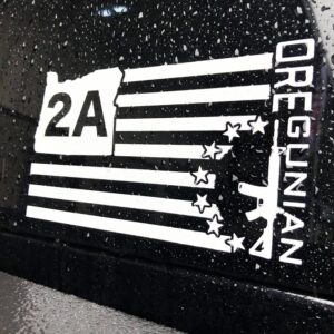 Oregunian® 2A Flag Decal