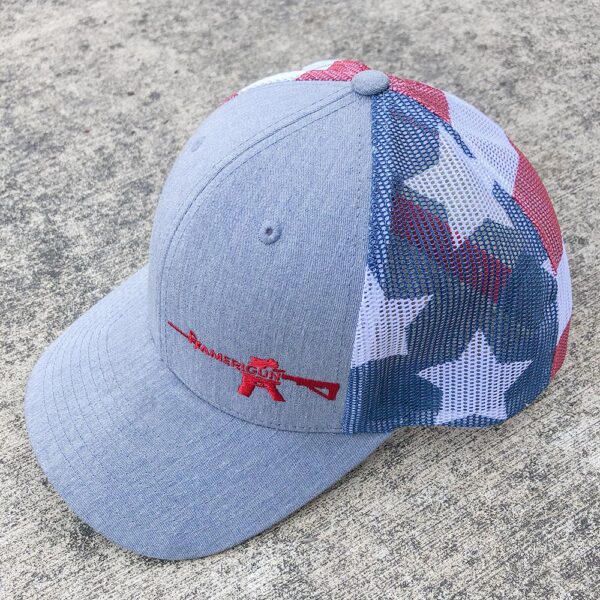 Amerigun™ Mesh Flag Snapback Hat