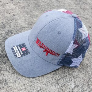 Washingun™ MSR Mesh Flag Snapback Hat