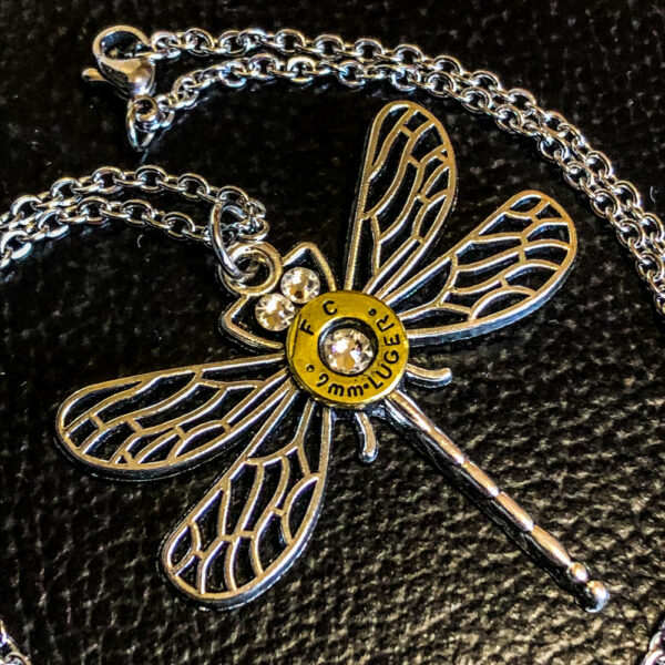 Dragonfly Bullet Necklace