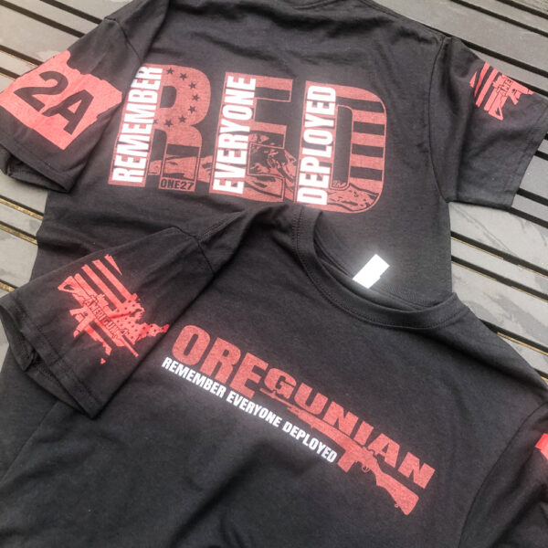 Oregunian® Black/R.E.D. Friday Shirt (LIMITED EDITION)