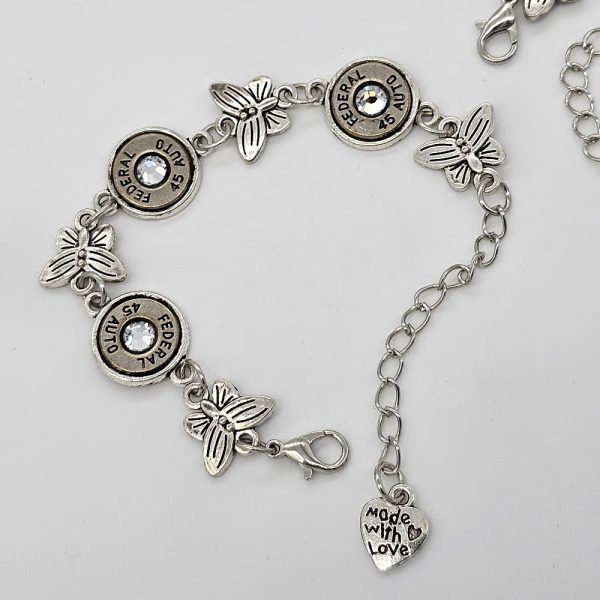 Bullet Slice Butterfly Bracelet - Image 2