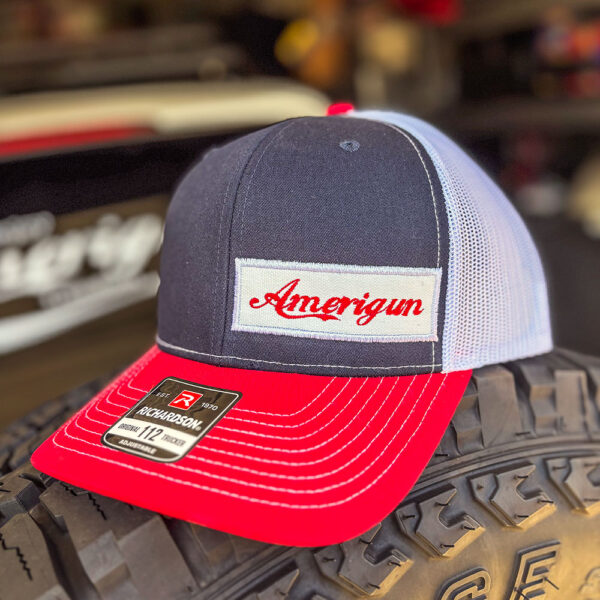 Amerigun™ Red, White & Blue Snapback Patch Hat