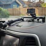 MFC Offroad Utili-Dock with Bulletpoint Mounting Solutions Wireless Phone Charger & CD Mic mount. A Powerwerx 75w USB C charger upgrade powering the motorized phone cradle and GoPro.