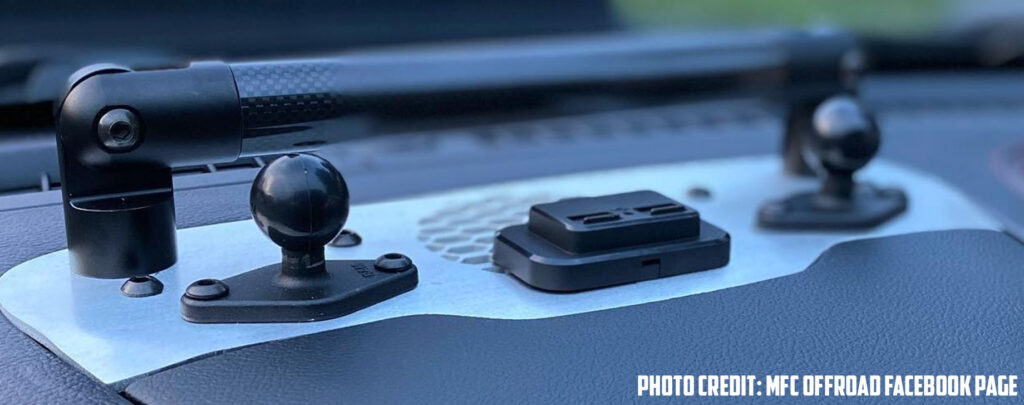 While this marketing photo shows a nice flush mount, the fit on Amerigun@ Jezebel is uneven.