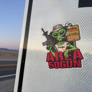 Area 50Gun Sticker
